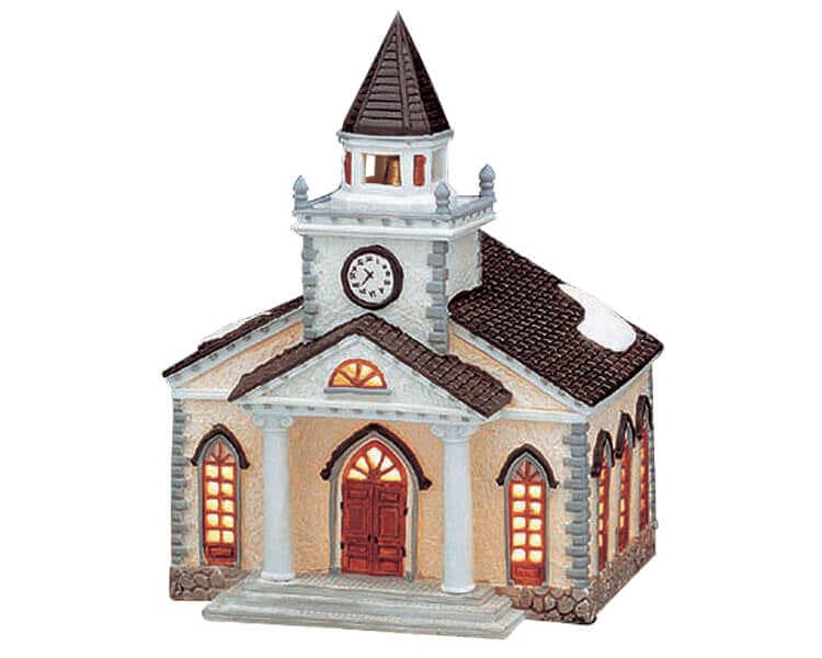 lemax-st-thomas-church-miniatur-kirche-f-r-weihnachtsdorf image 1