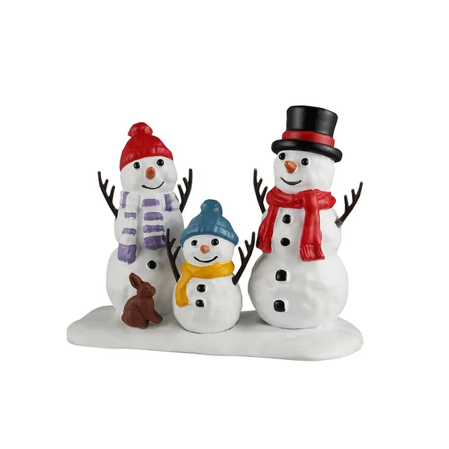 lemax-snowman-family-schneemann-familie-santa-s-wonderland image 1