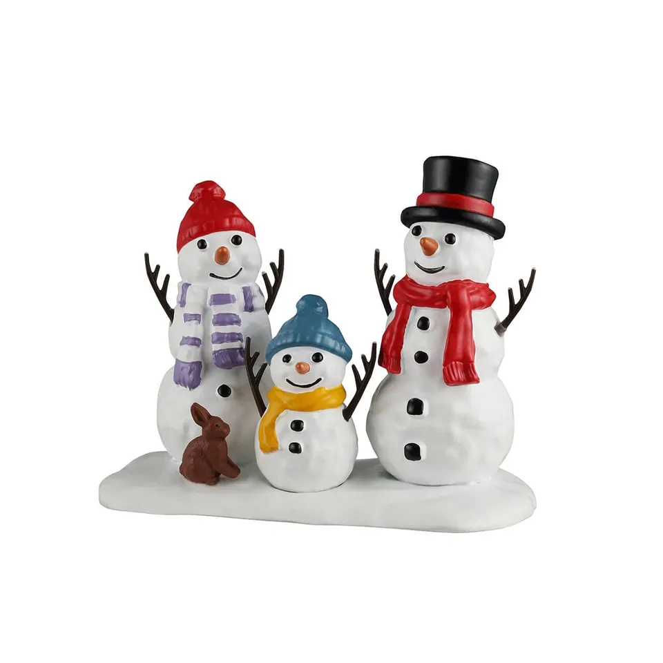lemax-snowman-family-schneemann-familie-santa-s-wonderland image 1