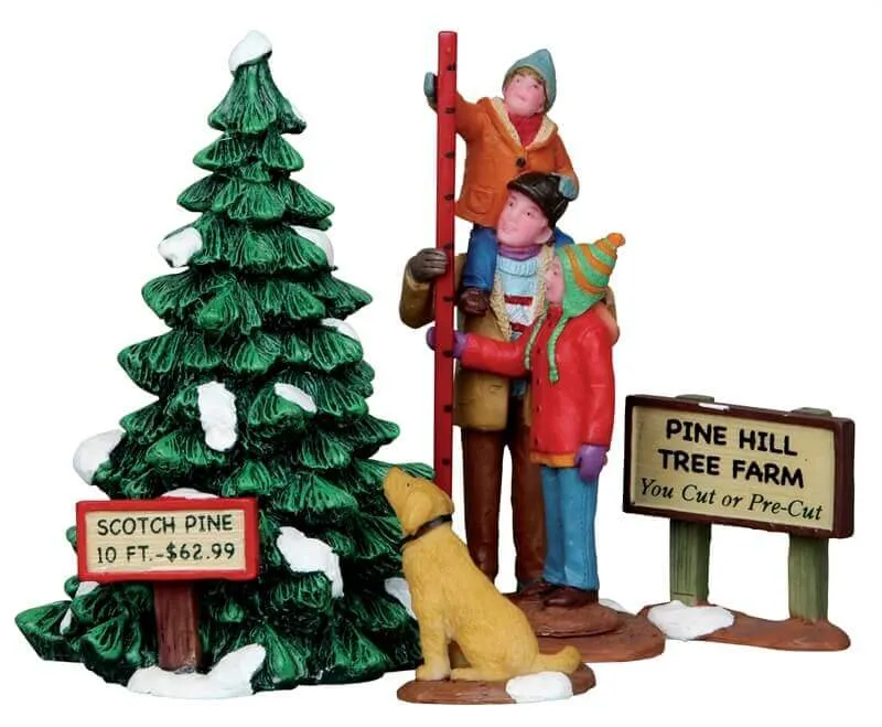 lemax-picking-the-tallest-tree-set-of-4-figurenset image 1