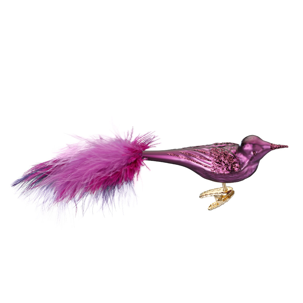 inge-glas-eleganter-vogel-glasvogel-lila-violett-11-cm image 1