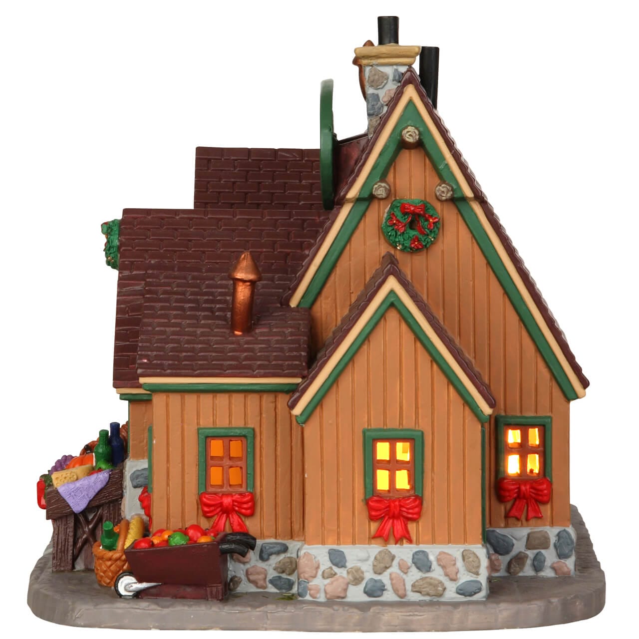 lemax-cornucopia-baskets-bows-miniatur-deko image 2