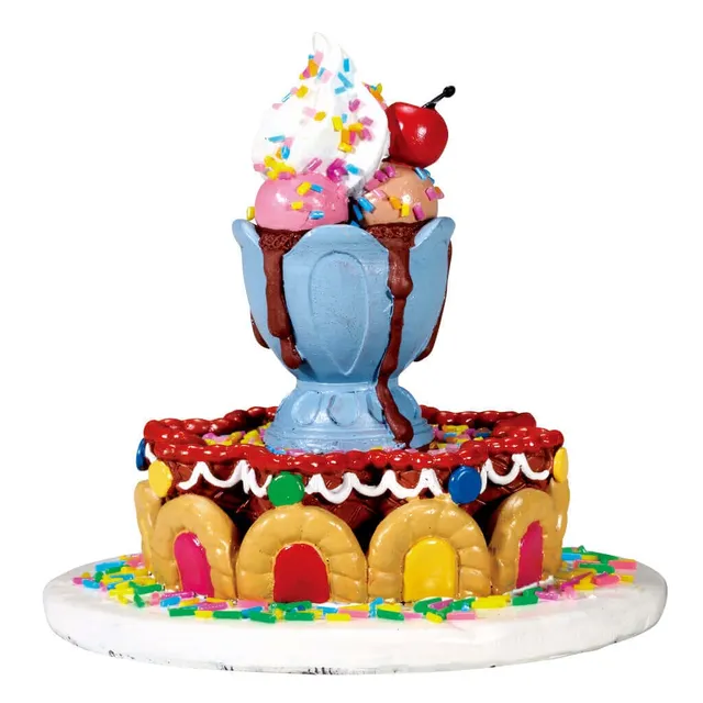 lemax-sundae-fountain-miniatur-geb-ude-sugar-n-spice image 1