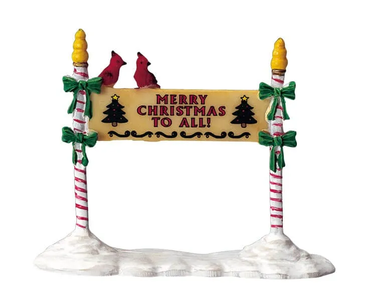 lemax-merry-christmas-to-all-weihnachts-accessoire image 1