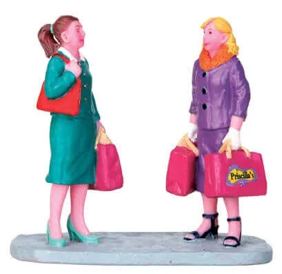lemax-girls-shopping-day-weihnachtsfigur-miniatur image 1