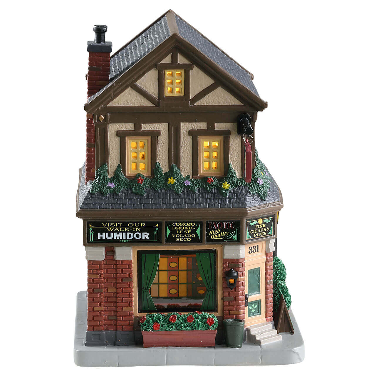 lemax-golden-rose-cigars-miniatur-laden-caddington-kollektion image 3