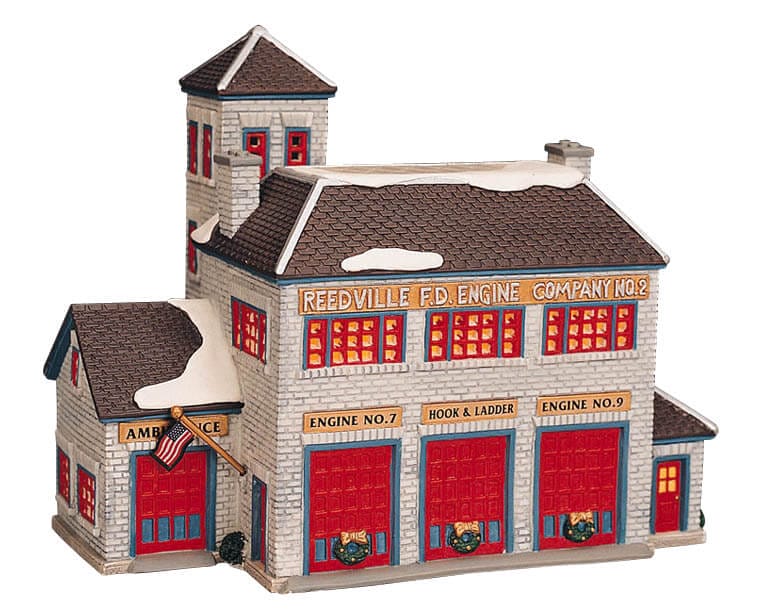 lemax-fire-station-beleuchtete-feuerwache image 1