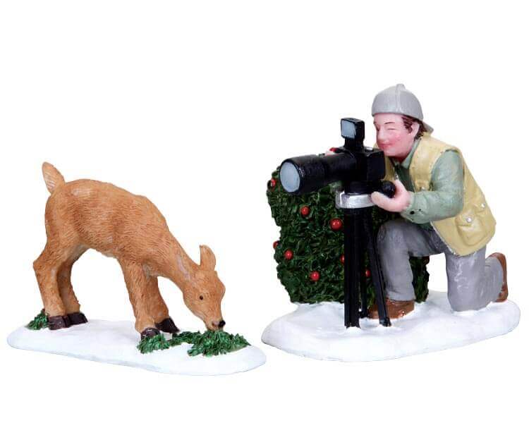 lemax-wildlife-photographer-miniaturfigur image 1