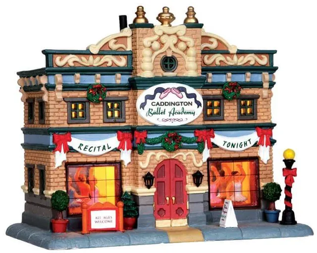 lemax-caddington-ballet-academy-miniaturhaus-weihnachtsdorf image 1