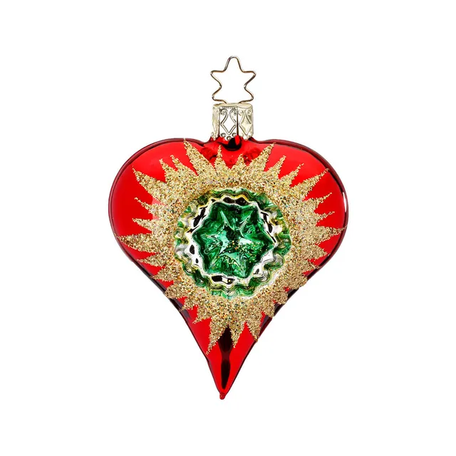 inge-glas-reflexherz-christbaumschmuck-rot-8-cm image 1