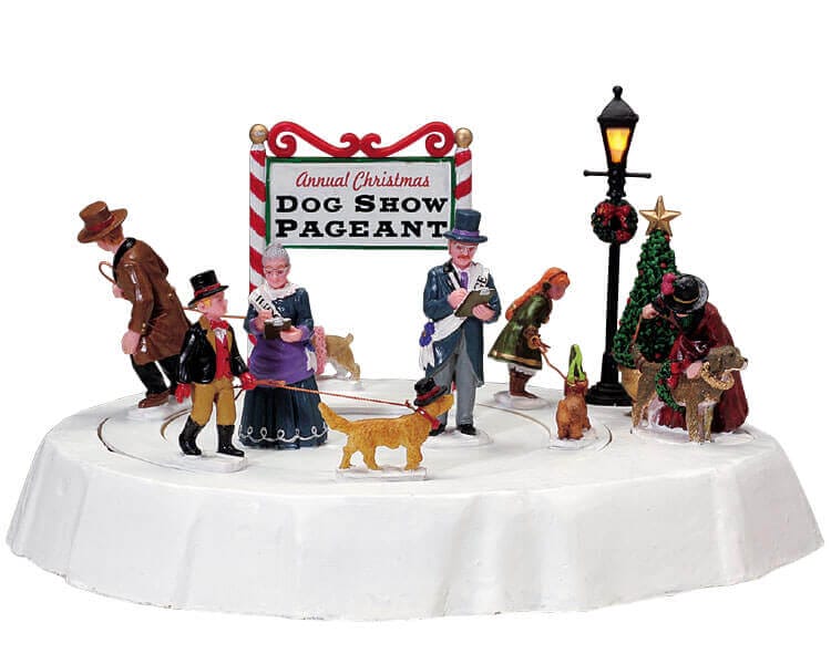 lemax-dog-show-pageant-hundeausstellung-figurenszene image 1