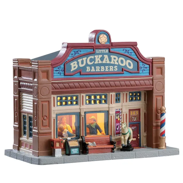 lemax-little-buckaroo-barbershop-jukebox-junction-haus image 1