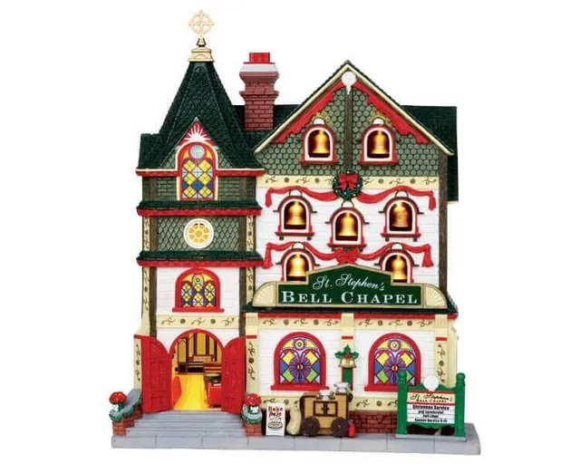 lemax-st-stephen-facade-weihnachtsdorf-fassade image 1