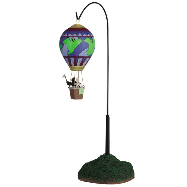 lemax-grim-balloon-spooky-town-karussell-mit-sensenmann image 1