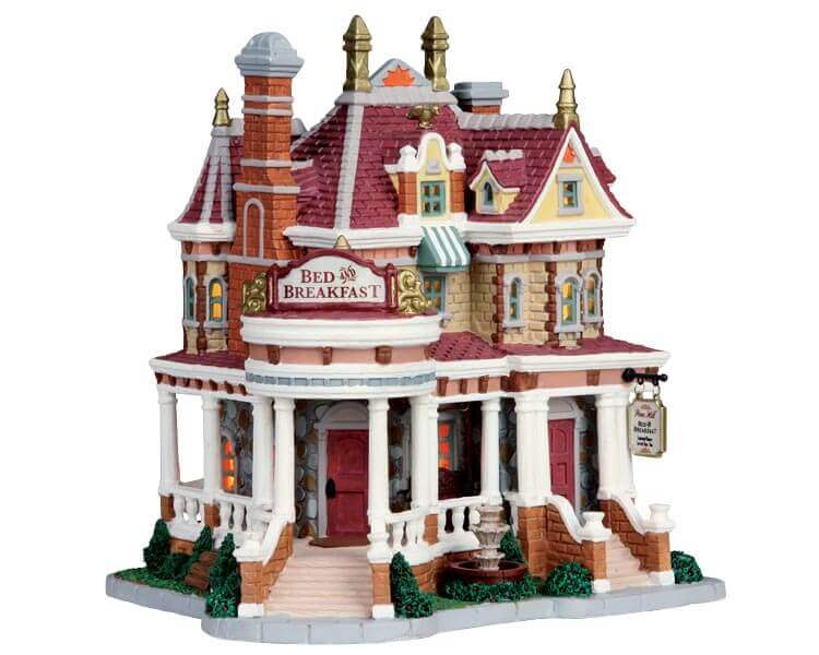 lemax-pine-hill-bed-breakfast-holidays-seasons-miniaturhaus image 1