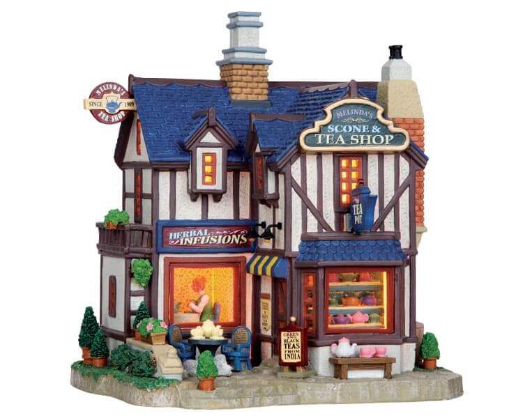 lemax-melinda-s-scone-tea-shop-miniaturhaus image 1
