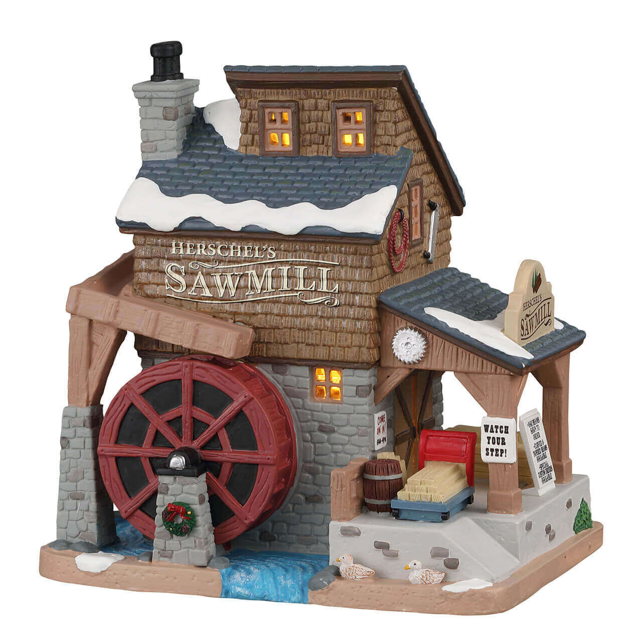 lemax-herschel-s-sawmill-beleuchtetes-miniatur-s-gewerk-vail-village image 1