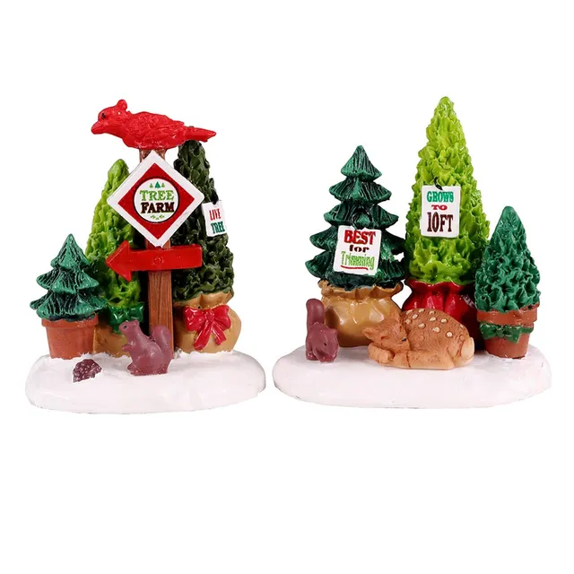 lemax-tree-farm-display-miniatur-set-2-teilig image 1