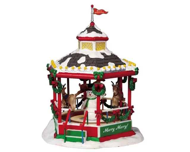 lemax-christmas-carousel-miniatur-karussell image 1