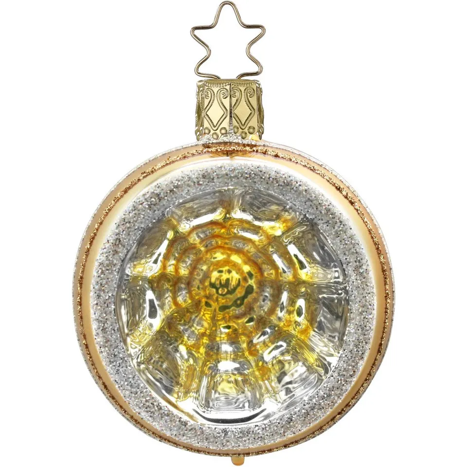 inge-glas-ornament-reflex-christbaumkugel-6-cm-gold image 1