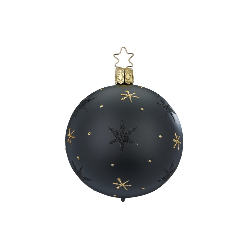 inge-glas-sternenhimmel-christbaumkugel-6-cm-schwarz image 1
