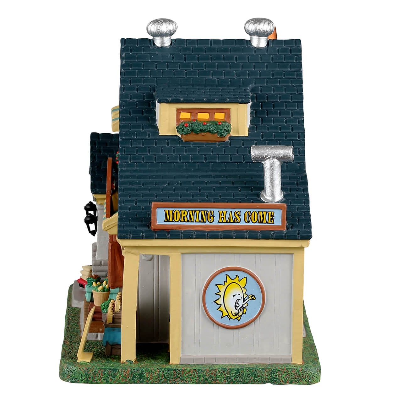 lemax-morning-has-come-market-beleuchtetes-miniatur-marktgeb-ude-caddington-vill image 3
