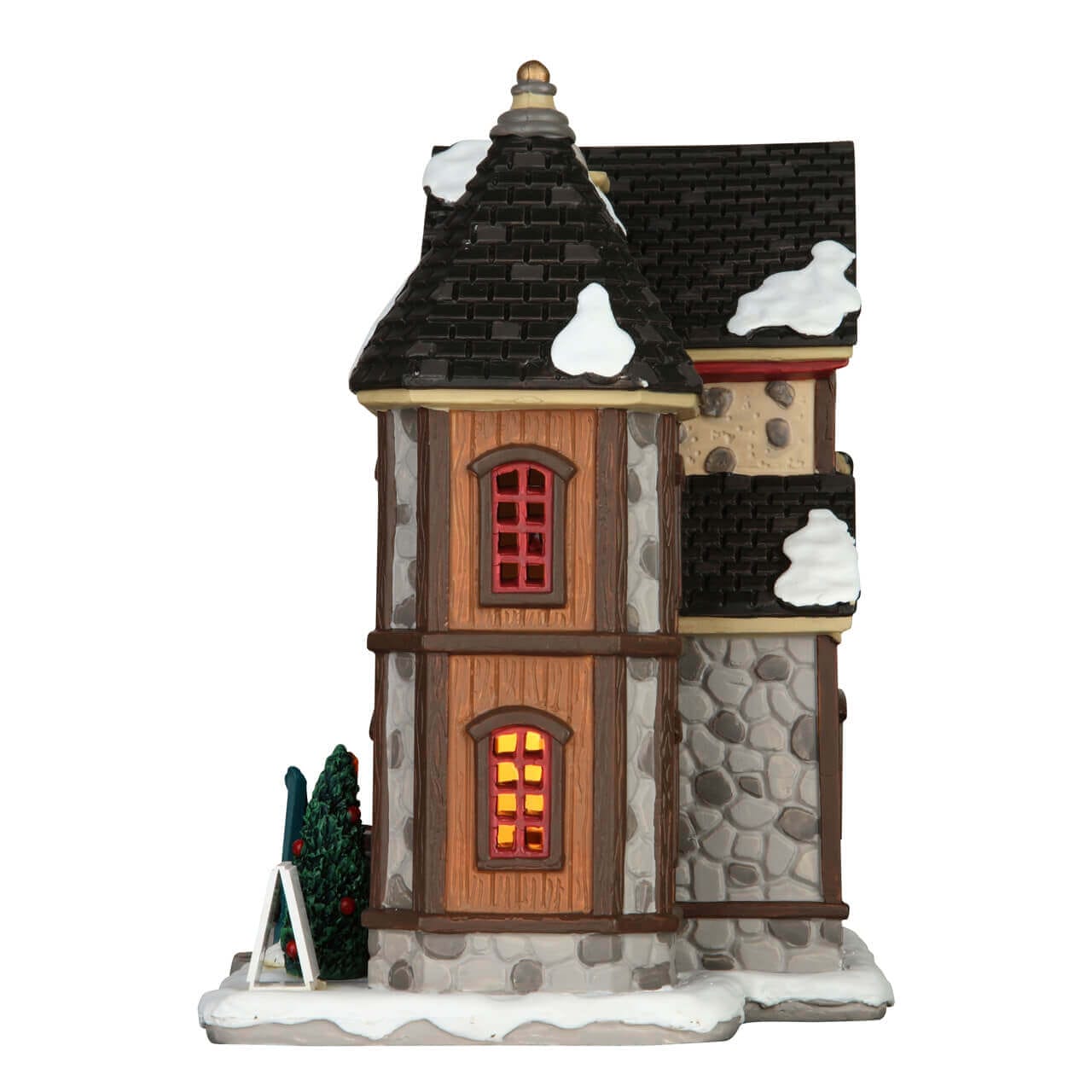 lemax-the-red-moose-bar-beleuchtetes-miniaturhaus-f-r-weihnachtsdorf image 3