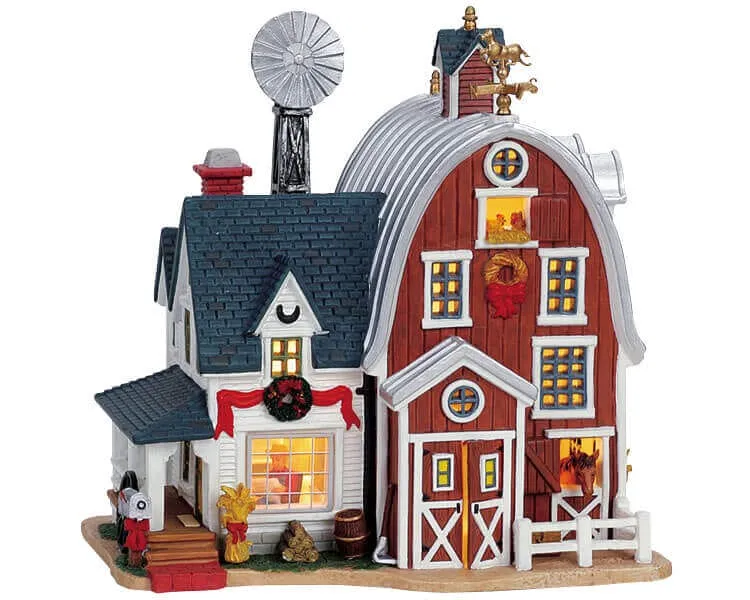 lemax-chuck-s-farm-miniatur-bauernhof-haus-f-r-weihnachtsdorf image 1