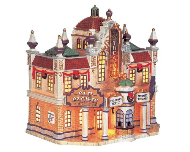 lemax-old-pacific-theater-weihnachtsdorf-theatergeb-ude image 1