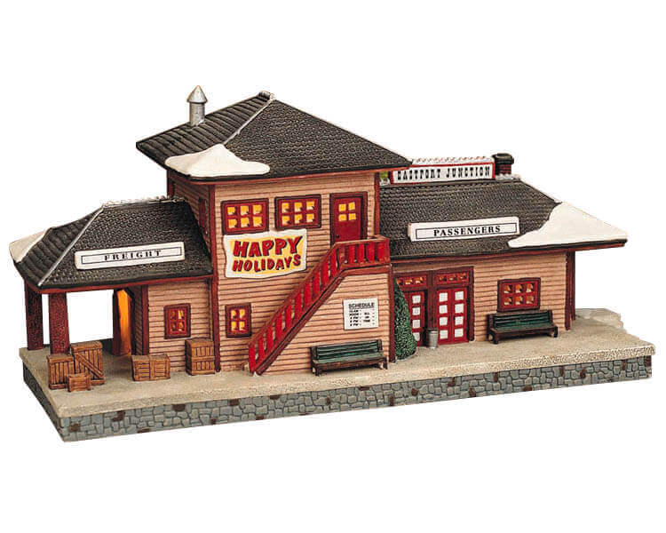 lemax-eastport-junction-weihnachtsdorf-bahnhof-geb-ude-miniaturwelt image 1