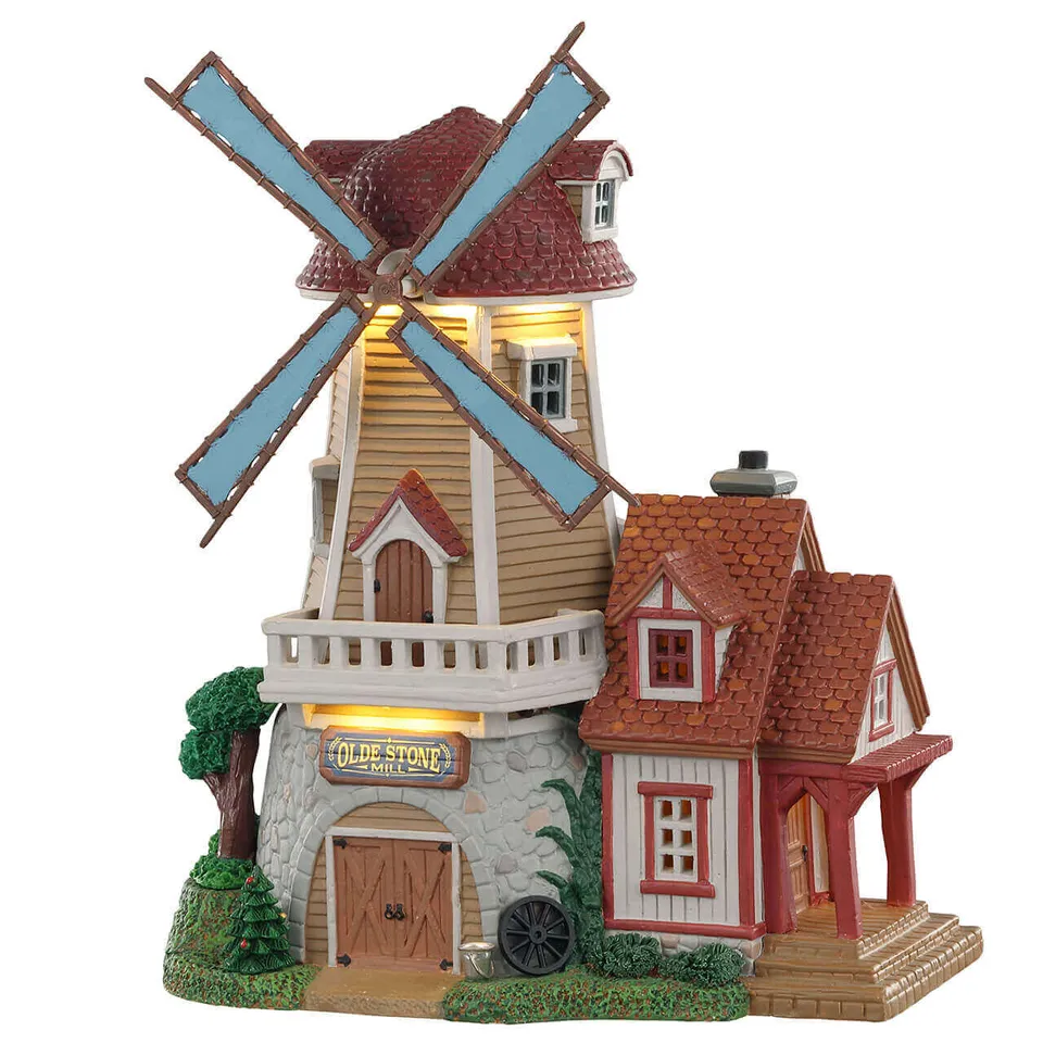 lemax-olde-stone-mill-harvest-crossing-wasserm-hle image 1