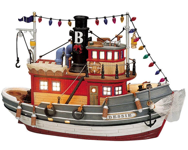 lemax-bessie-tug-boat-weihnachts-schlepper-boot image 1