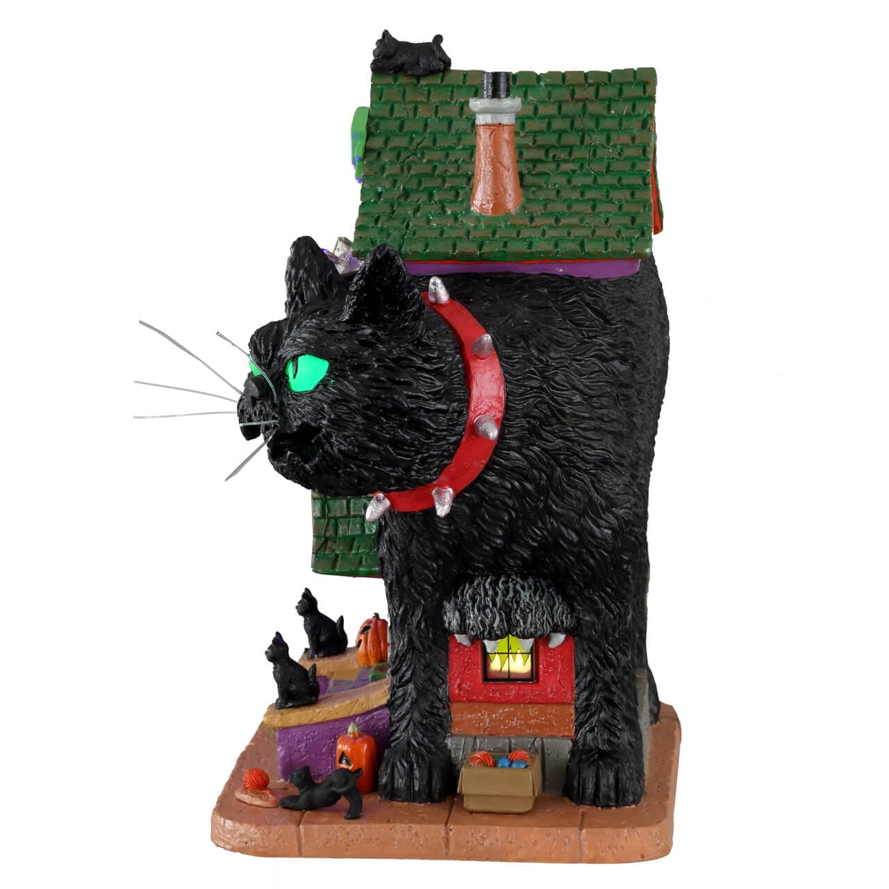 lemax-meow-mansion-miniatur-gruselhaus-katzen image 3