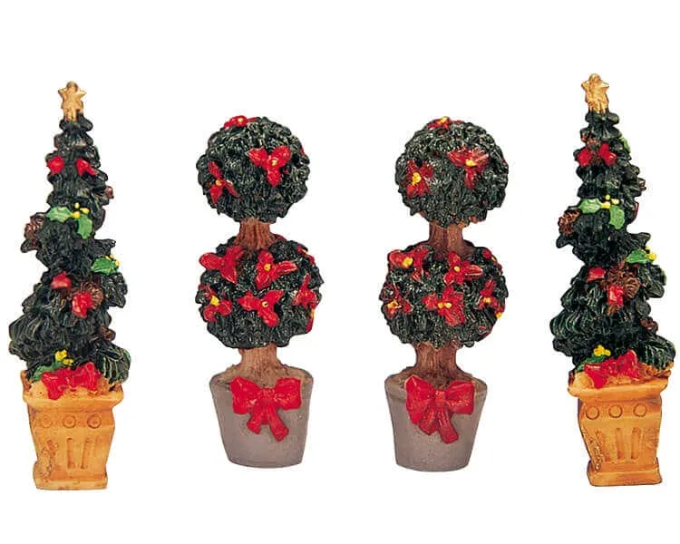 lemax-swirl-shaped-round-christmas-tree-mini-weihnachtsb-ume-set image 1