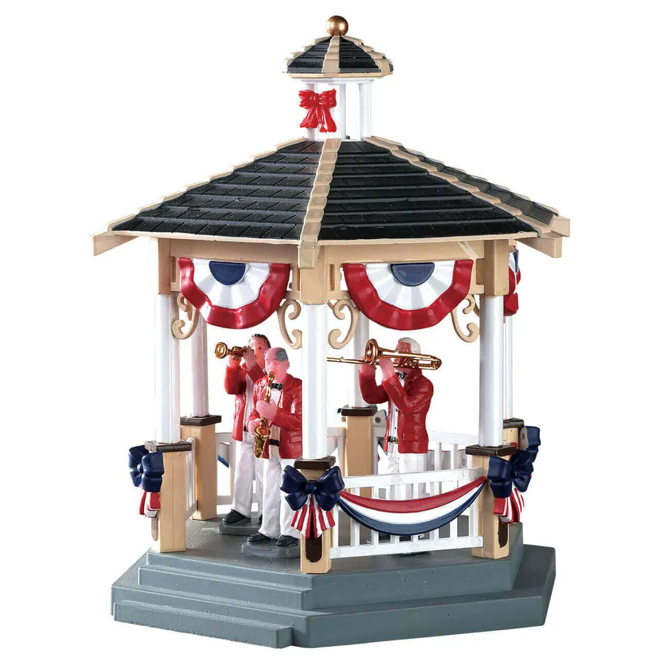lemax-park-gazebo-weihnachtsdorf-pavillon image 1