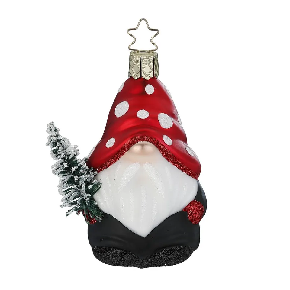 inge-glas-herr-wichtel-christbaumfigur-schwarz-9-cm image 1