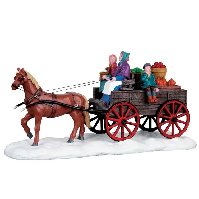 lemax-going-to-market-miniaturfigur-weihnachtsmarkt-szene image 1