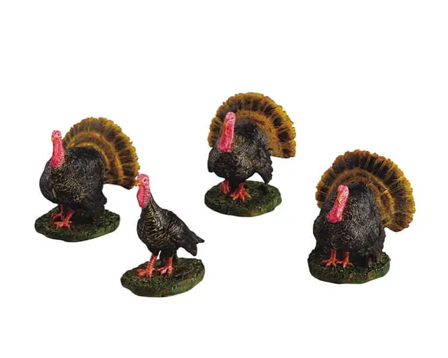 lemax-gobbling-turkeys-truthahn-figuren-f-r-die-miniaturwelt-10-statt-14-99 image 1