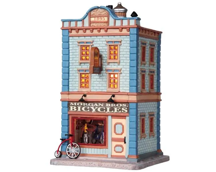 lemax-morgan-bros-bicycles-miniatur-shop image 1