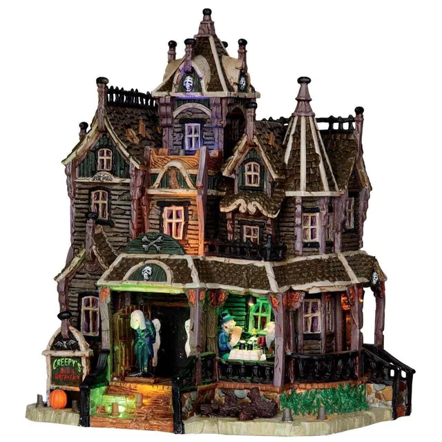 lemax-creepy-s-bed-breakfast-spooky-town-beleuchtetes-gruselhaus image 1