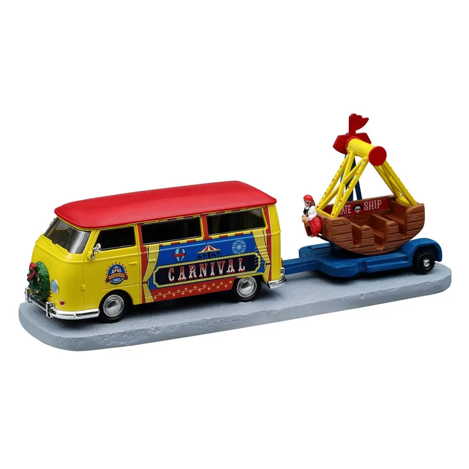 lemax-towing-van-with-carnival-ride-fahrzeug image 1