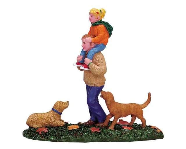 lemax-piggyback-ride-miniatur-figur image 1