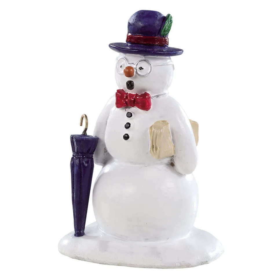 lemax-dapper-debonair-snowman-schneemann-figur-caddington image 1