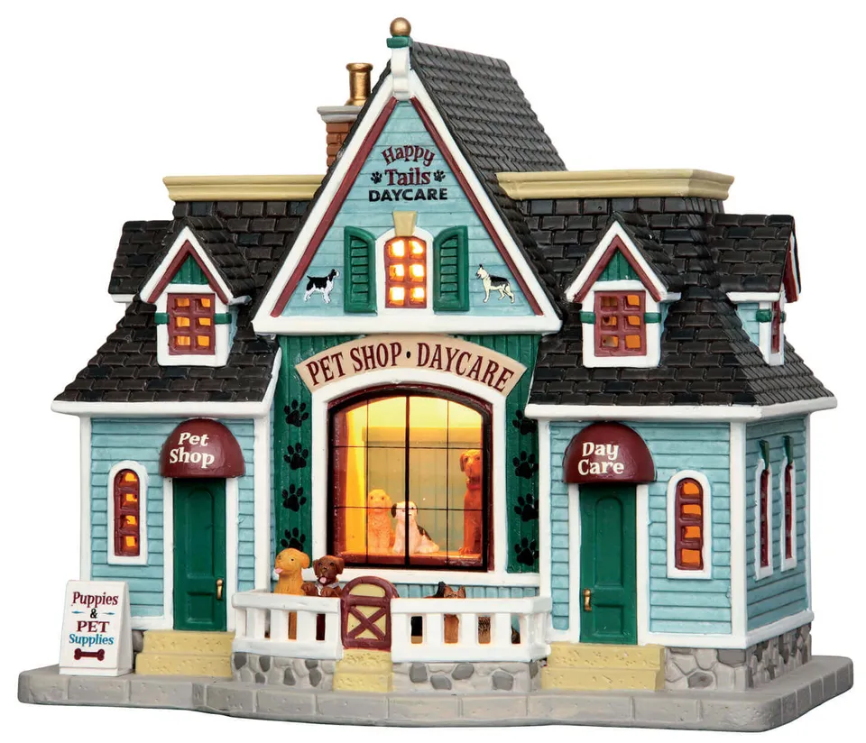 lemax-happy-tails-pets-daycare-weihnachtsdorf-geb-ude image 1