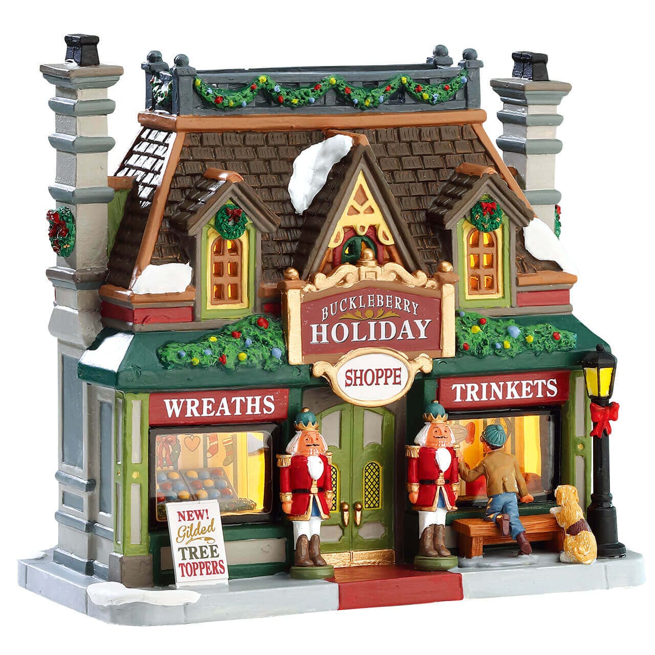 lemax-buckleberry-holiday-shoppe-miniatur-weihnachtshaus image 1