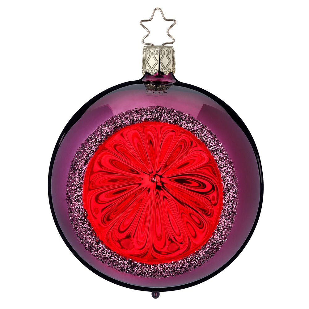 inge-glas-funkelnde-pracht-christbaumkugel-10-cm-lila-reflex image 1