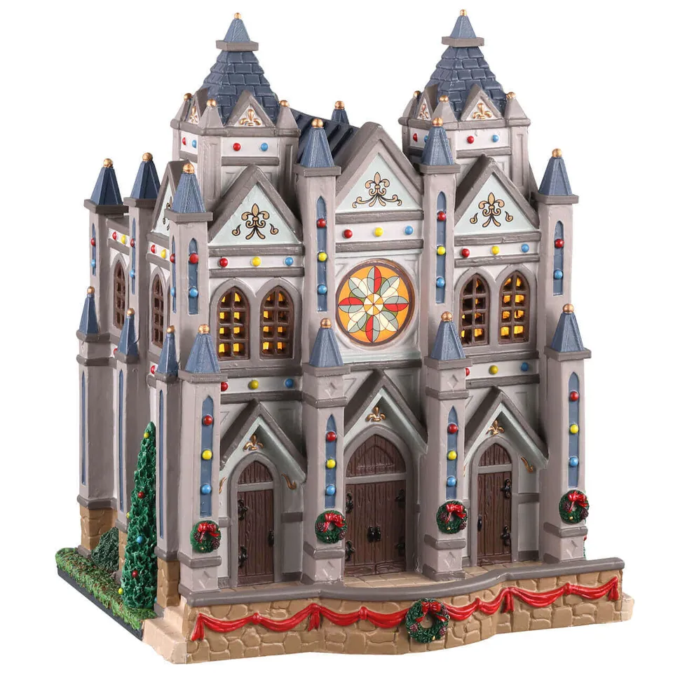 lemax-christmas-at-the-cathedral-miniatur-kathedrale-holidays-seasons image 1