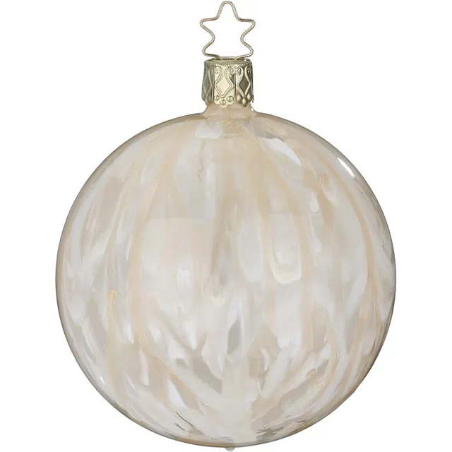 inge-glas-farbsymphonie-christbaumkugel-10-cm-cremefarbener-glasbaumschmuck-aus- image 1