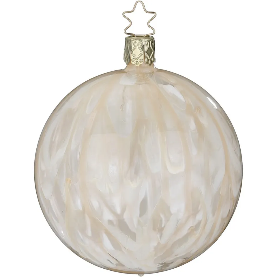 inge-glas-farbsymphonie-christbaumkugel-10-cm-cremefarbener-glasbaumschmuck-aus- image 1