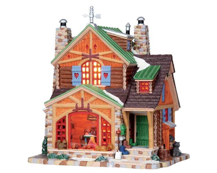 lemax-cozy-cabin-miniatur-blockh-tte-f-r-weihnachtsdorf image 4